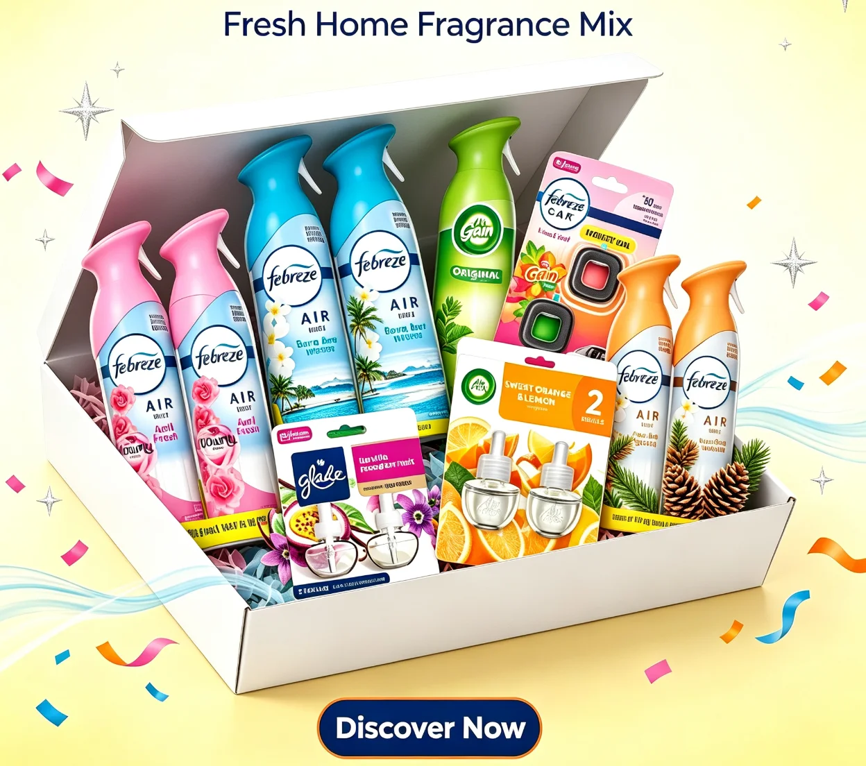 Home Fragrance Plug In - 미스터리 에어프레셔너 블라인드 박스 랜덤 서프라이즈