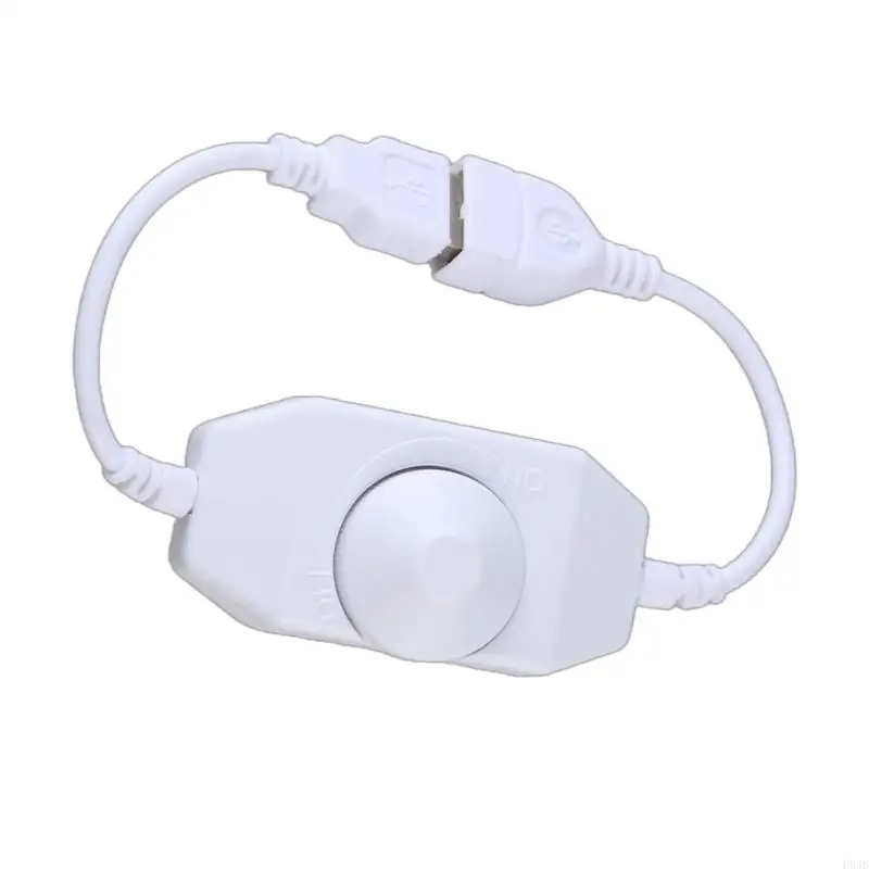 P9JB USB LED DIMMER DC5V Rijar cinta Interruptores ajustables Conectores controlador para tiras LED Ventilador USB