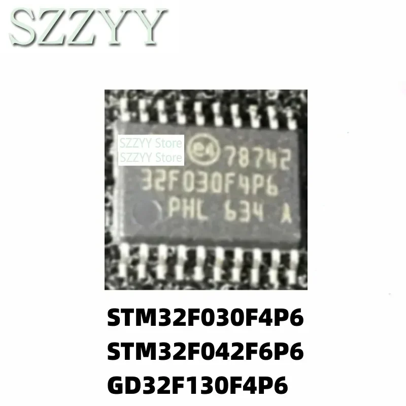 5PCS STM32F030F4P6 STM32F042F6P6 GD32F130F4P6 microcontroller chip TSSOP20