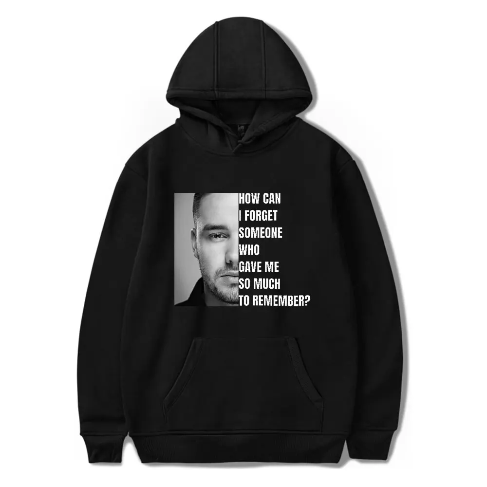 Rip Liam Payne 1993-2024 Hoodie Pocket Drawstring Man/Woman Streetwear  Harajuku Clothes Casual Pullover  HipHop Hoodies