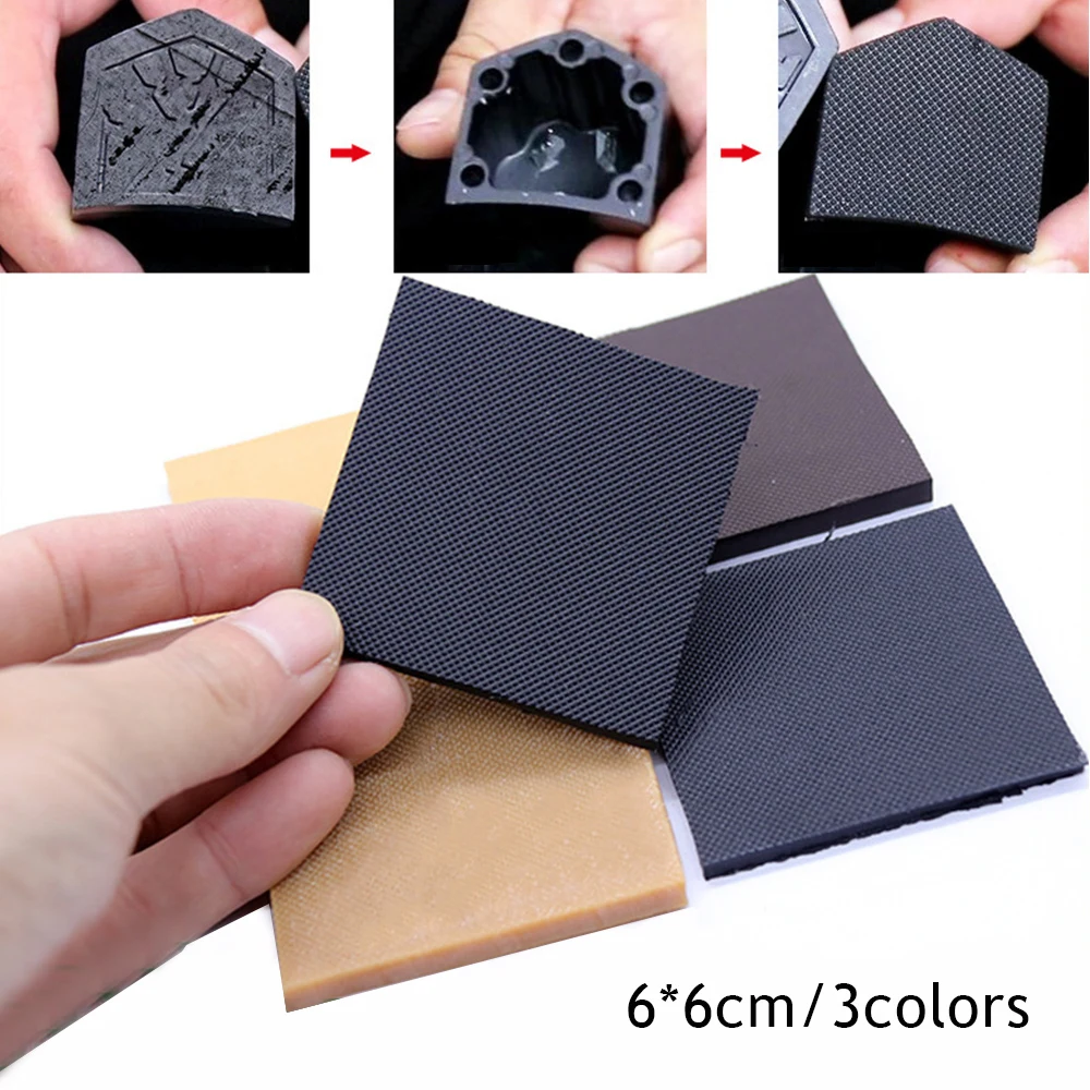 2PCS Rubber Sole Replacement Sheet For Shoes Repair Patch High Heels Sandals Non-Slip Shoe Sole Protector Heel Pads Croppable