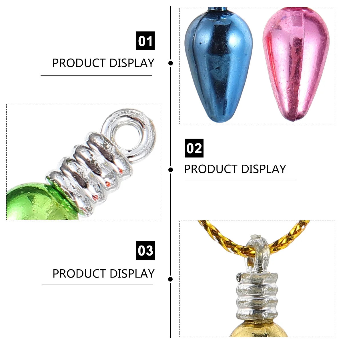 Lamp Bead Hanging Decoration Beads Diy Ornaments Colorful Mini Commercial Decorations Plastic Complementary Creative