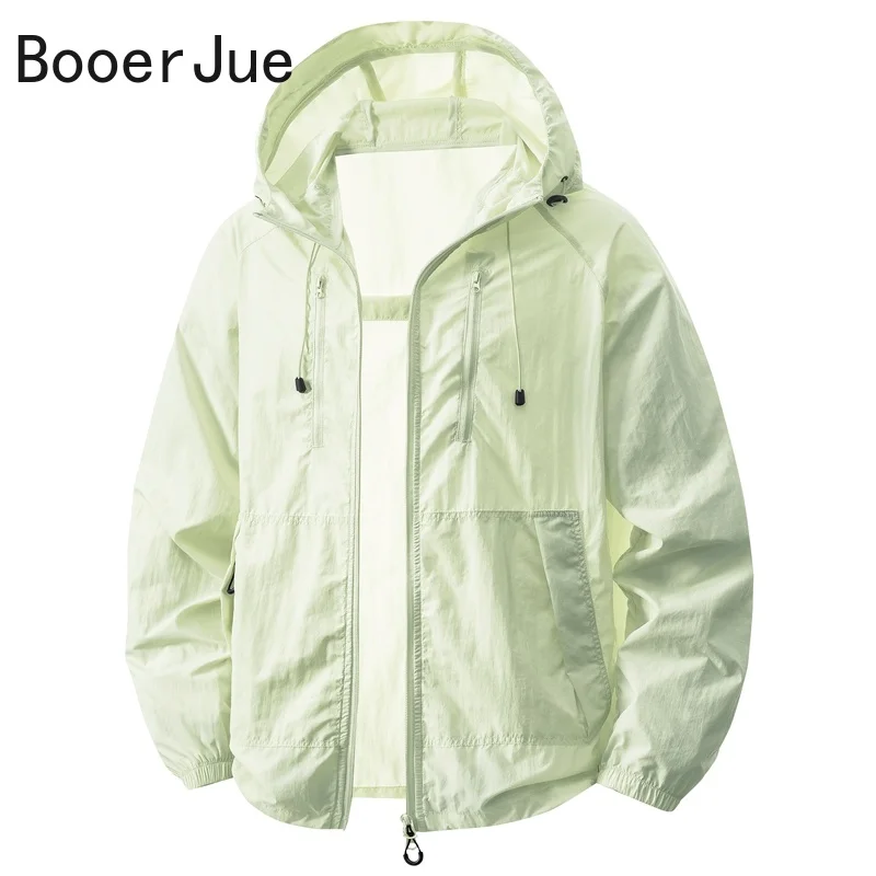 Men Women Summer Quick-Drying Hooded Skin Jacket Anti-UV Lightweight Fishing Cycling Hiking Coats UPF50+ Sun Protection Clothes - view 3