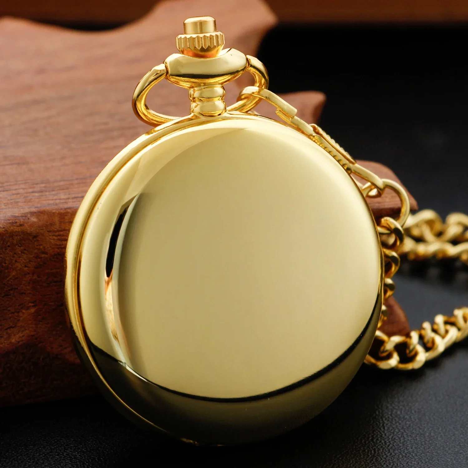 Luxury Quartz Pocket Watch Fashion Necklace Pendant Chain Jewelry Gift Steampunk Clock for Men Women