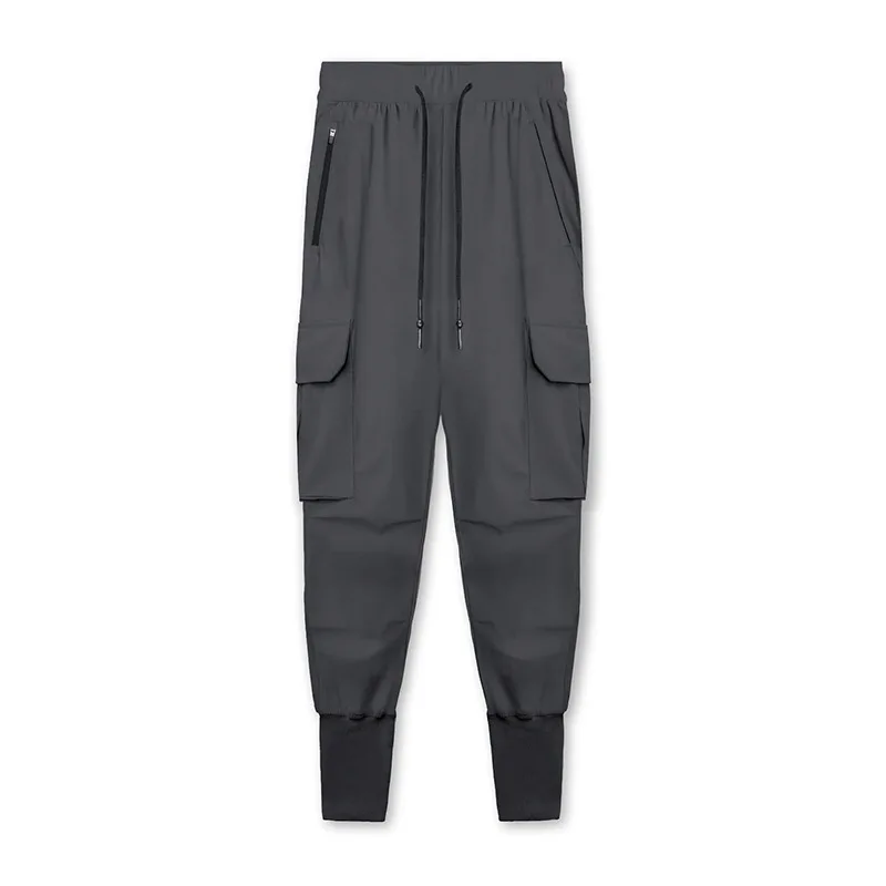 Frühling und Herbst Herren Freizeit hose Jugend Multi Tasche schnell trocknende Eis Seiden hose Herren faden kleine Füße Sport lange Hosen