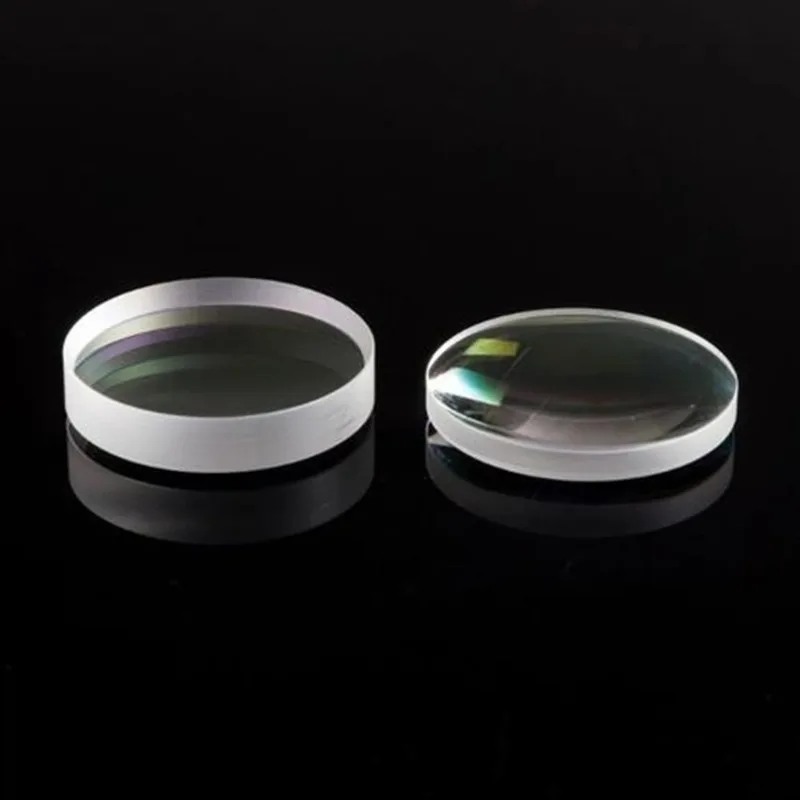 2PC 12mm Diameter Laminated Glass Aspheric Optical Collimation Focusing Coated Plano-convex Lens Laser Lenses Projector Camera