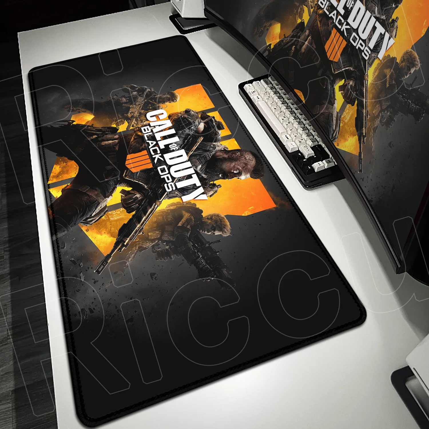 

120x60cm Gaming Call Of Duty Non-slip Mouse Pad XXXL Oversized Computer Stitch Edge Mousepad Anime Playmat PC Office Accessories