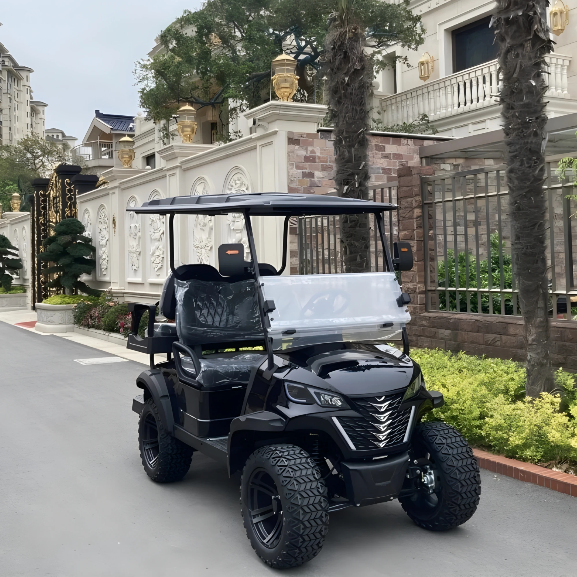 Electric Hunting Car, Electric Golf Cart, 2-8 Seats, High-Performance Electric Car, Tourist Car, New Energy Sightseeing Car, Fre