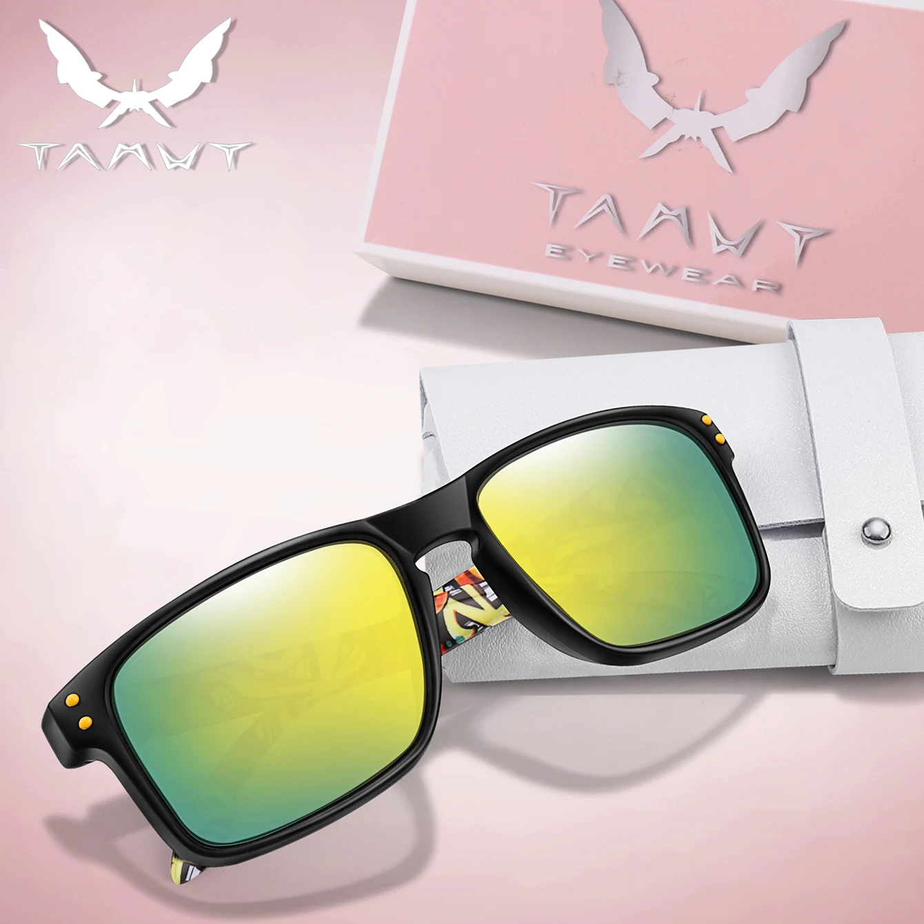 Polarisierte UV400-Angelsonnenbrille für Damen und Herren, Outdoor-Sport, Radfahren, Fahren, Wandern, klassische Schutzbrille mit Box – Detail 11