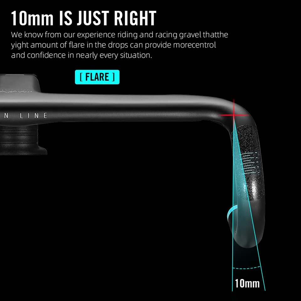 LEXON-THIN LINE Full Carbon Road Handlebar Ultralight Road Bike
