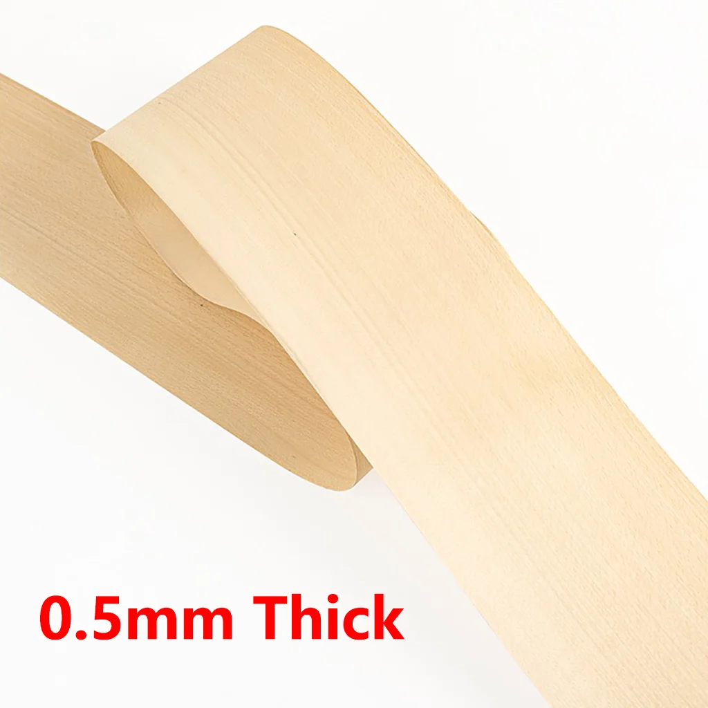0.5mm Thick Natural White Beech Wood Veneer with Straight Grain for Furniture Surface, Doors, Panels and DIY Arts and Crafts