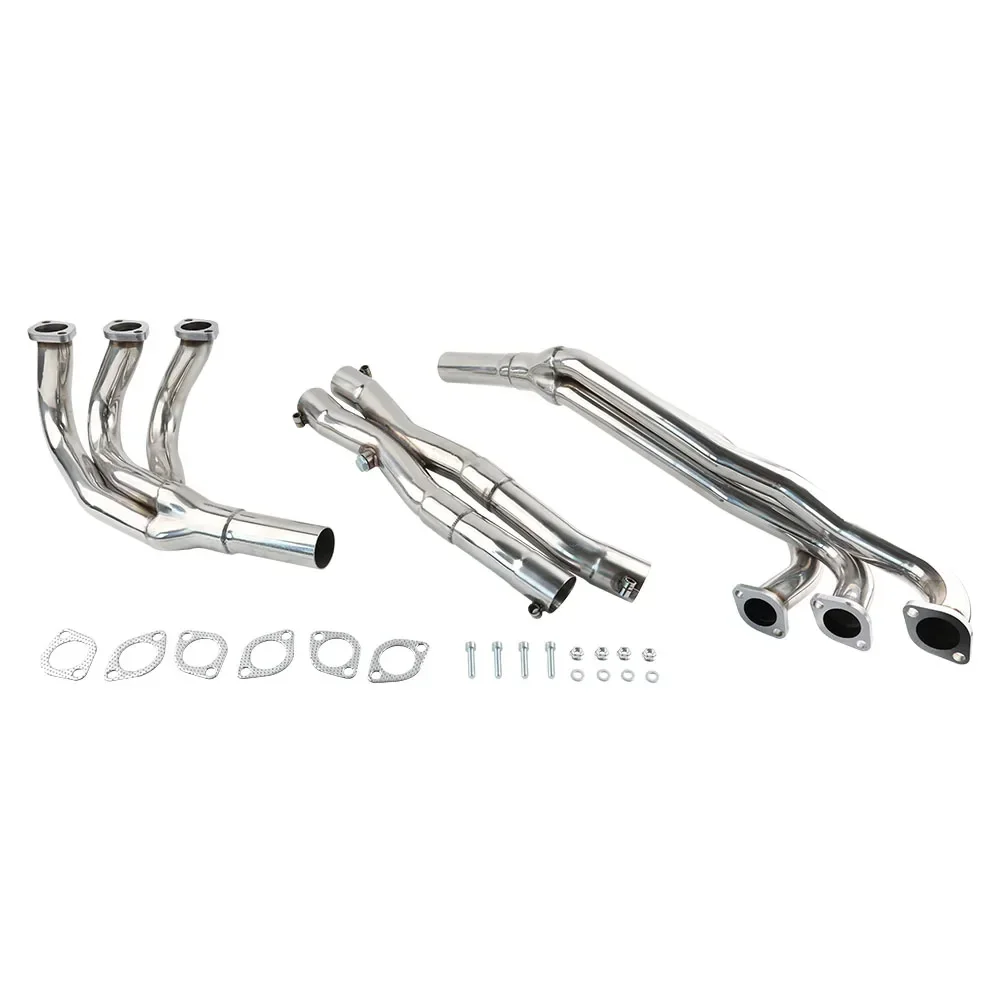 Exhaust Manifolds Header Long tube FOR 88-93 BMW E30 E34  320I 323I 325I 325IX M20 6CYL