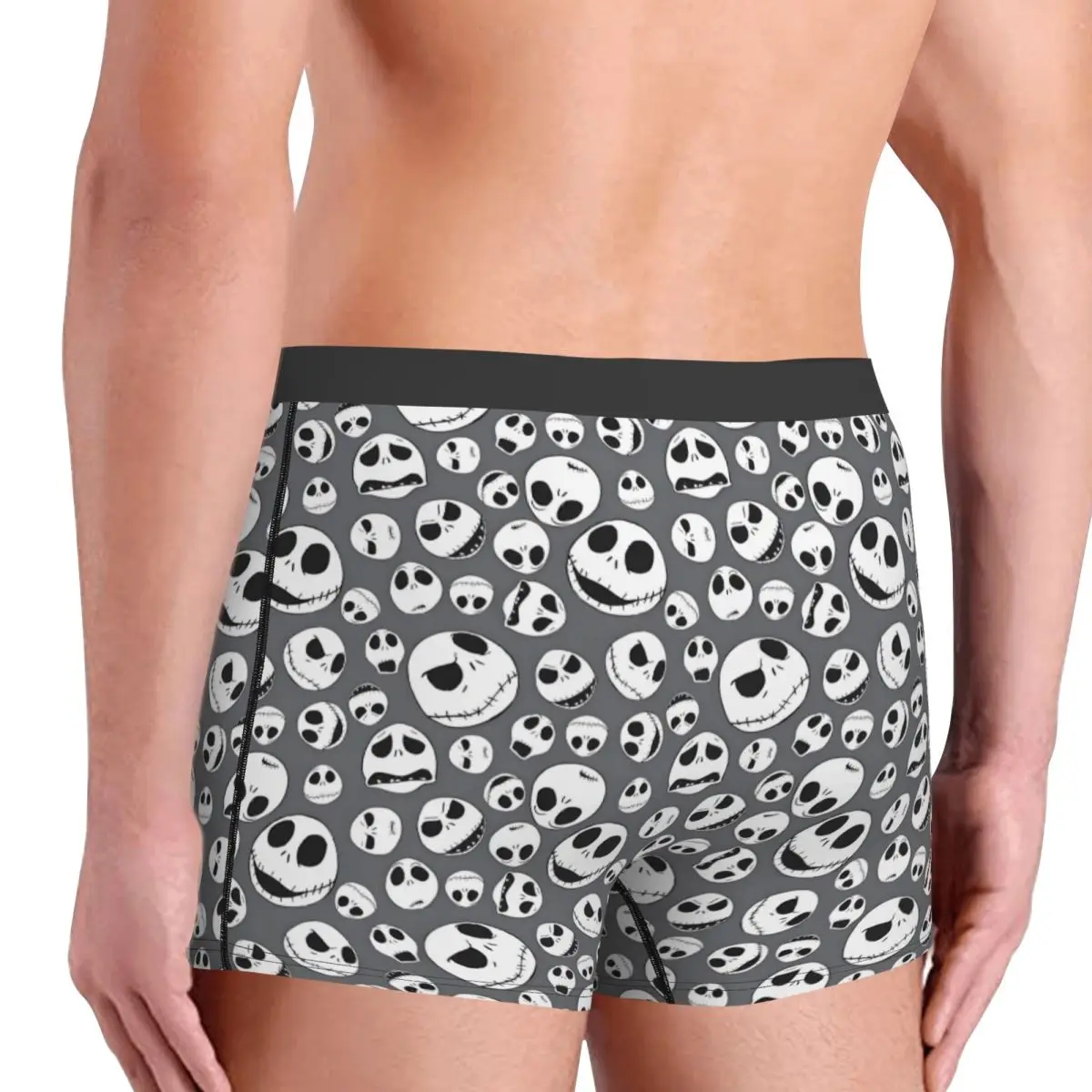 Moda The Nightmare Before Christmas Boxer Pantaloncini Mutandine Mutande maschili Stretch Gothic Jack Skellington Slip intimo