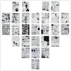 NEW English Clear Stamp /Seal For DIY Scrapbooking/photo Album Decorative Clear Stamp Sheets NC011