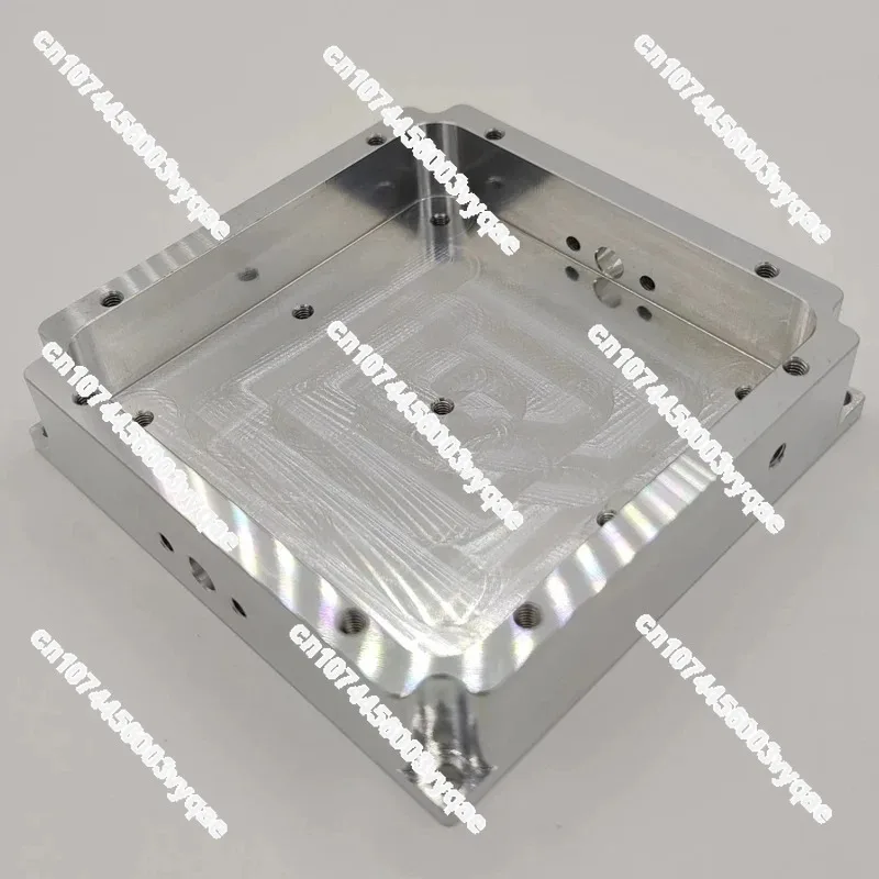 Aluminum Alloy Shielding Box Metal Enclosure 70×70×19mm SMA Connector Through-hole Capacitor Power Supply