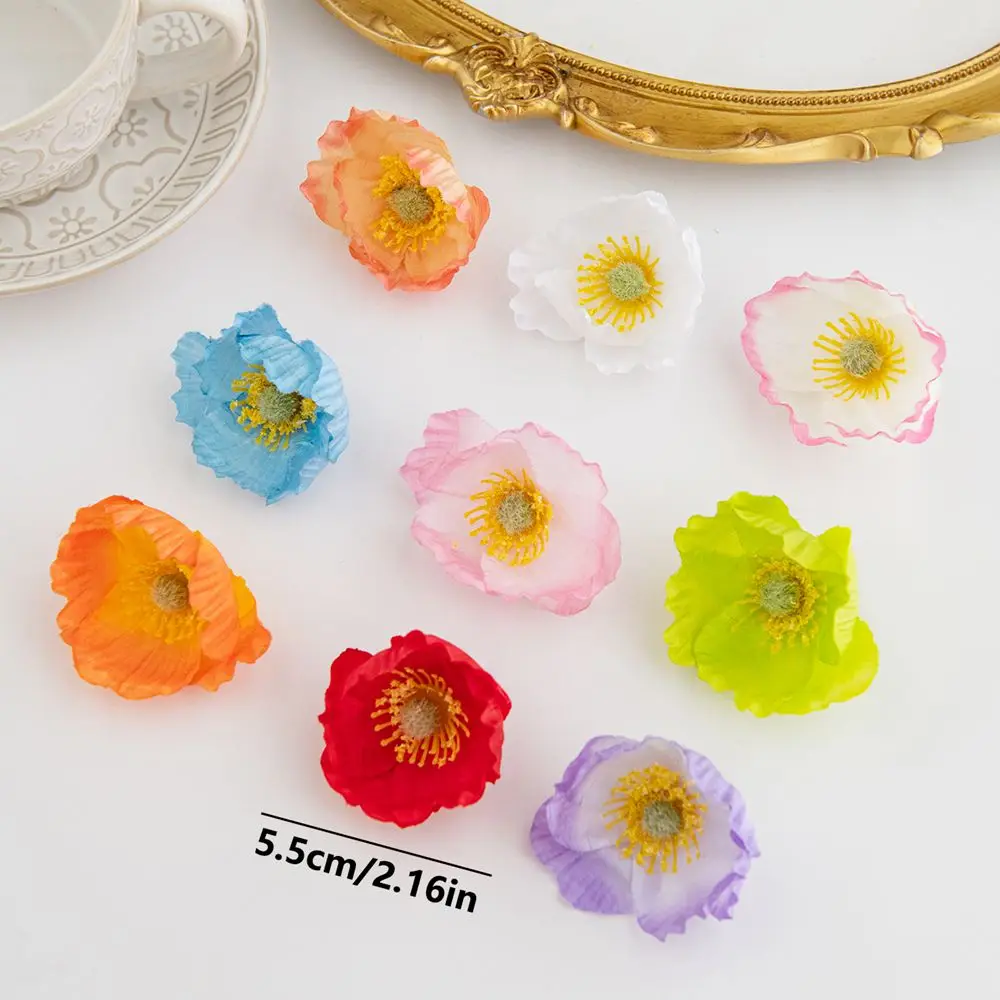 Künstliche Blume Papaver rhoeas Hochzeitsbrautstrauß Dekoration Heimvase Weihnachten Outdoor Garten Festival Party Kranz DIY Geschenk – Detail 8