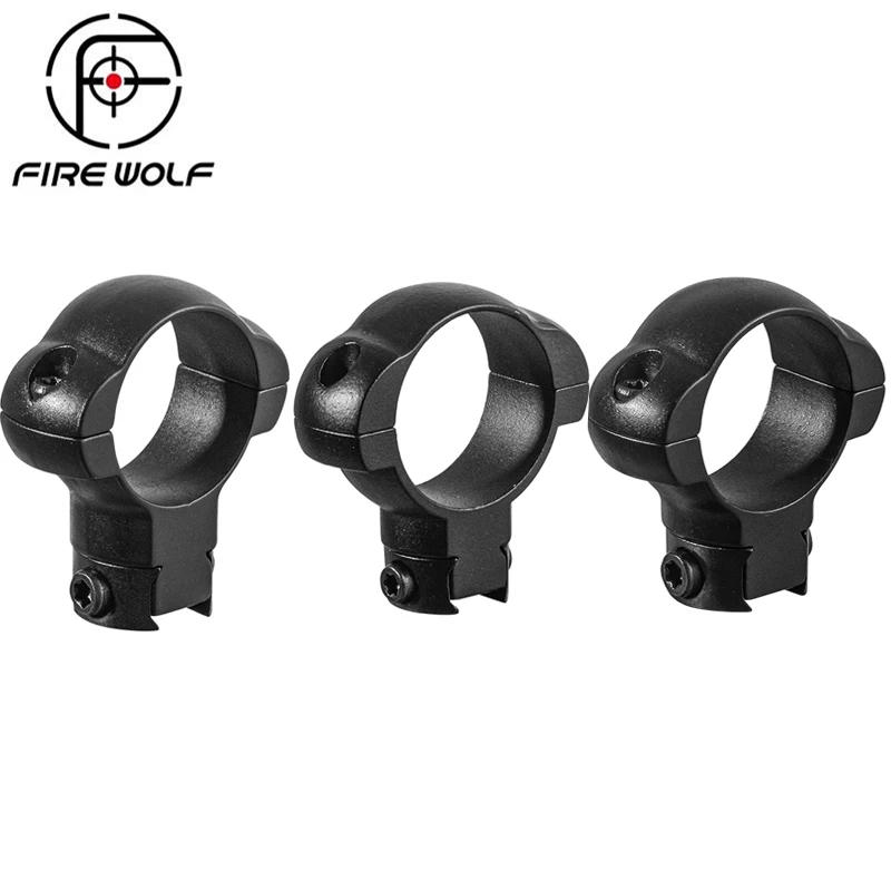 

2Pcs /Set Steel Scope 30/25.4mm Rings Quick Release Low Medium High Profile For 11mm Rail Hunting Scopes Ring Mount