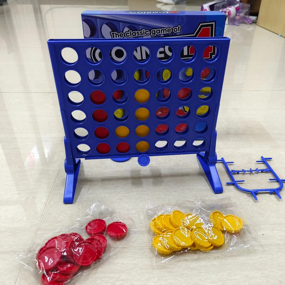 The Classic Game Of Connect 4  Game For 2 Players; Connect 4 Grid Get 4 In A Row Game For Kids Ages 6 And Up Backyard Games For