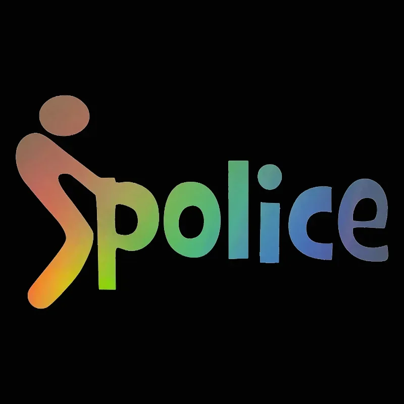 Забавная наклейка FXXK на автомобиль с полицейскими копами, 15x8,5 см, автомобильный бампер, окна, мотоциклетные стены ноутбука, виниловая пленка, наклейка, автомобильные аксессуары