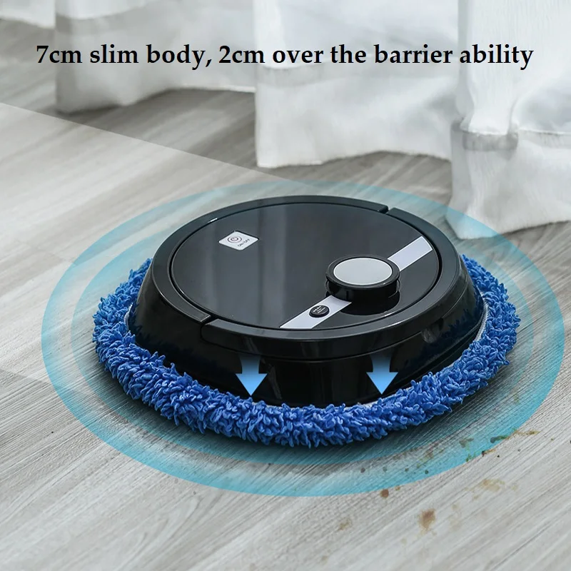 Fully Automatic Intelligent Mopping Robot Wet And Dry Floor Sweeper With Washer Drain Water Automatically Home Mopping Machine