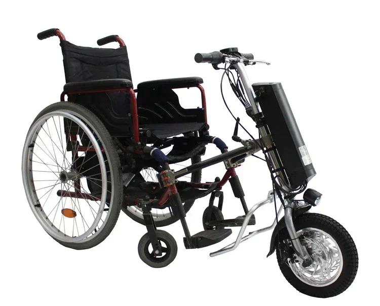 

For Wheelchair Attachment 36V 250W/350W/500W 12" Electric Handcycle Tractor Conversion Kits with 8.8/10.4/11.6AH Battery