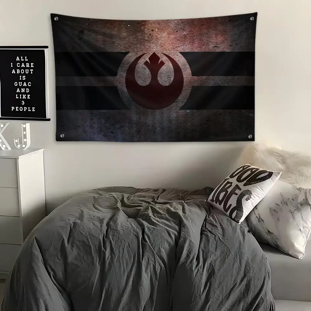 G-Galactic E-Empire Rebel Flags, individuelle Flaggen für Camping, Outdoor, Garten, Zimmer, Schlafzimmer, Dekoration, Party-Hintergründe, Wandkunst, Familiengeschenke – Detail 12