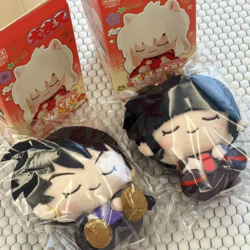 

In Stock Inuyasha Snoozy Buddy Vol.1 Series Blind Box Plush Doll Anime Figure Sesshomaru Kikyou Collection Kids Birthday Gifts