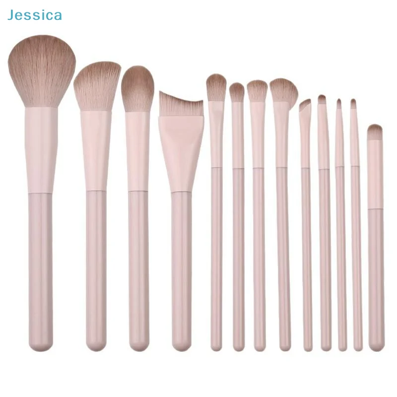 ♥13Pcs White Makeup Brush Set-Soft Synthetic Hair Brushes for Foundation,Eyeshadow & Full Face Makeup (Pro Cosmetic Tools)