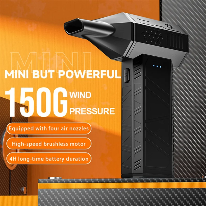 X3 Mini Jet Fan Vento forte 52M/S Ventilatore per condotto senza spazzole ad alta velocità Ventilatore d'aria pulito