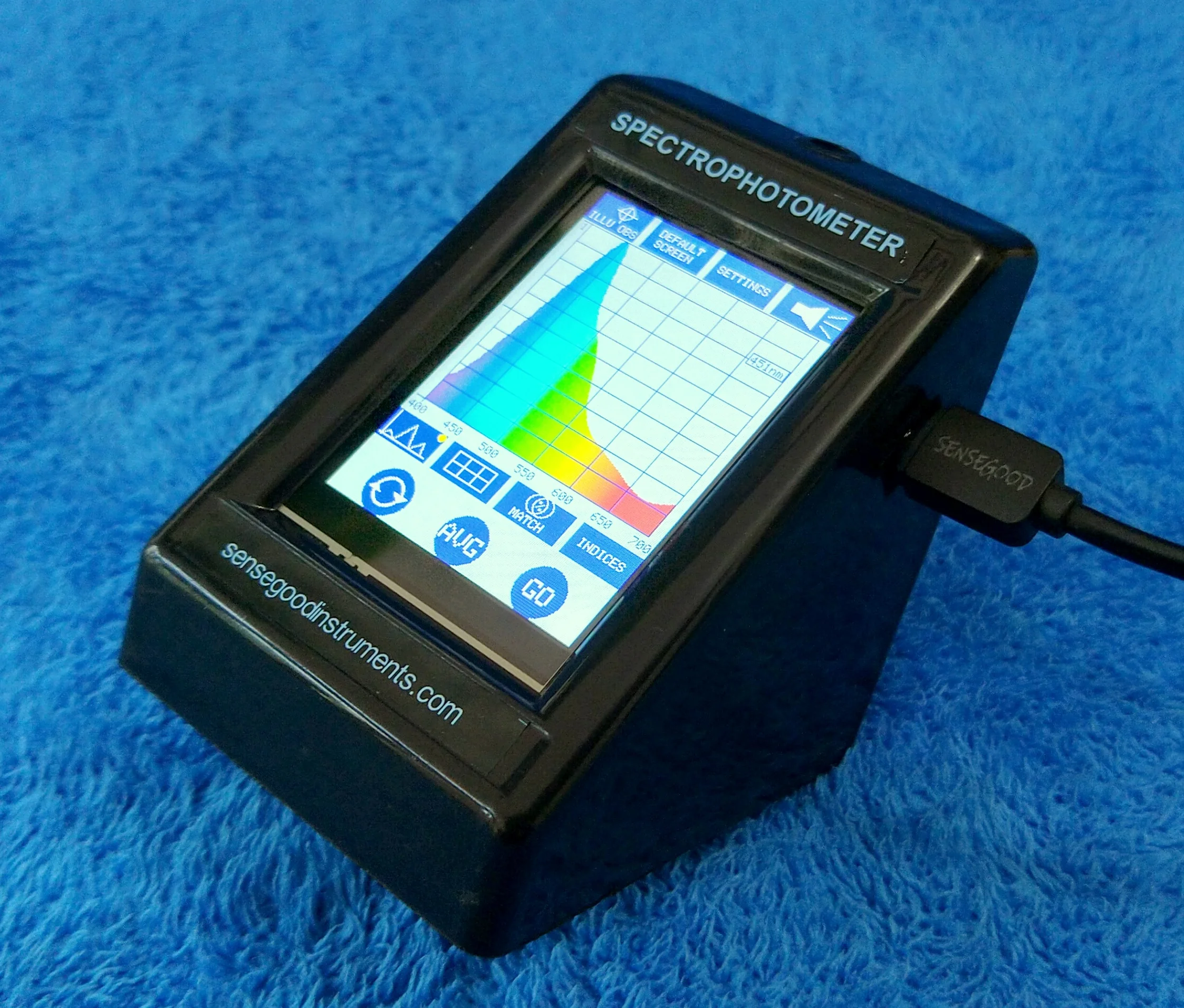 

New Sale Color Spectrophotometer with Touch TFT Display Benchtop Spectrophotometer Inline Spectrophotometer Handheld Colorimeter