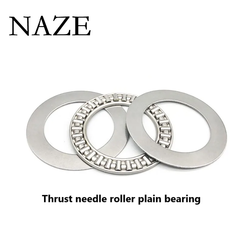 

2Pcs AXK85110 + 2AS Plain needle roller thrust bearing 85x110x6mm 3-in-1 thrust bearing with two washers AS85 Miniature bearing