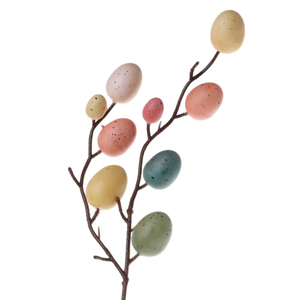 Easter Egg Tree Decor Creative Branch With Painting Eggs Spring Party Supplies Home Kindergarten Festival Decoration