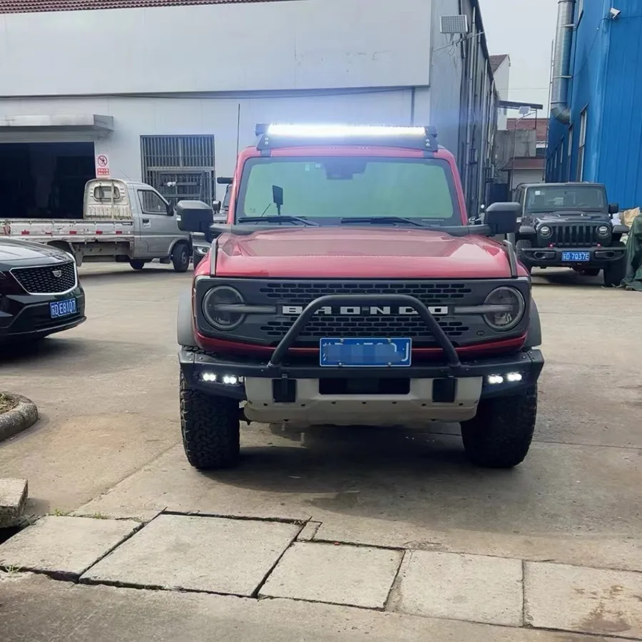 

Suitable for Lie Horse Front Bumper 21-23 Ford Bronco Original Bumper Ford Lie Horse Raptor Front Bumper