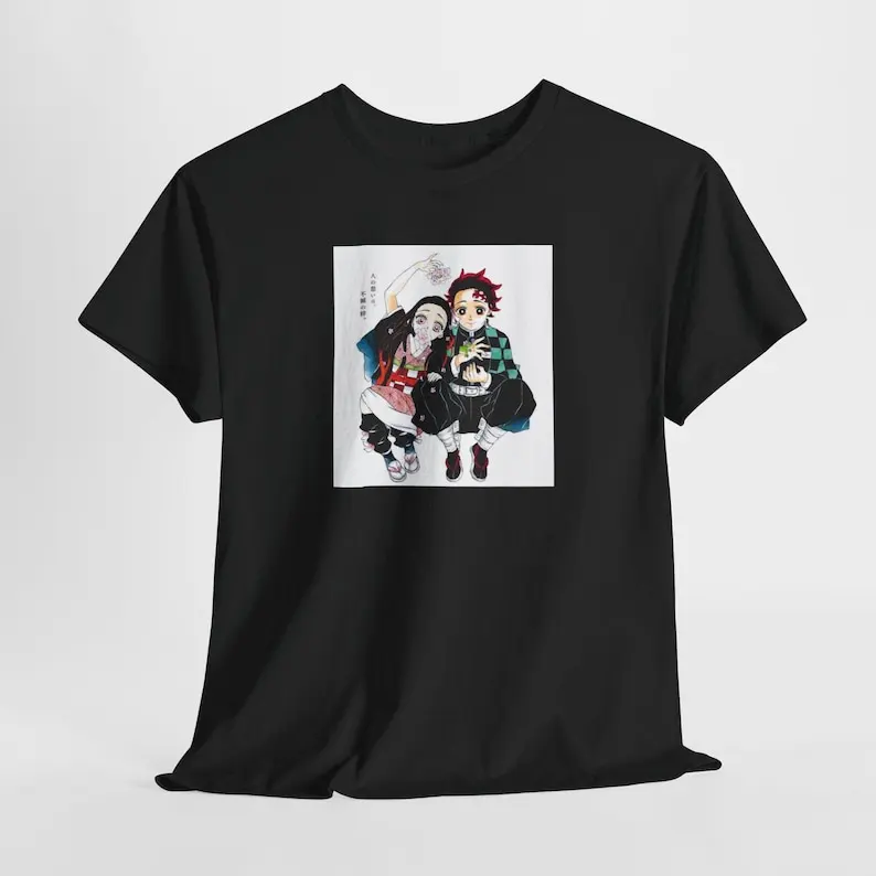 Tanjiro & Inosuke Anime Demon Slayer Tee