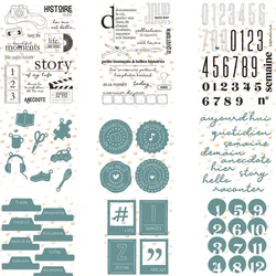 New Arrival Presell Story Cutting Dies and Stamps for DIY Scrapbooking/photo album Decorative Embossing DIY Paper Cards