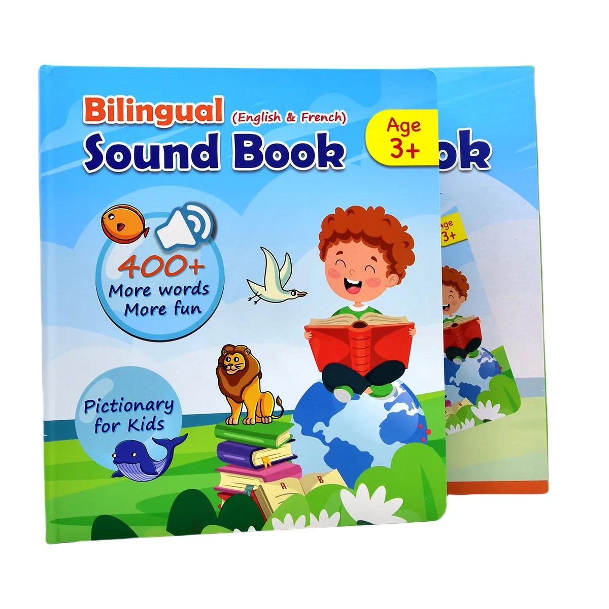 Educational Toy Sound French English Bilingual Learning Machine Touch Electronic Books France Kids E Book Talking Book Toy Gift