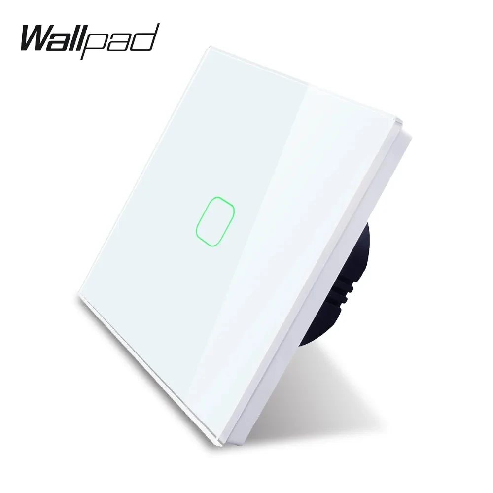 

Wallpad Switch EU Standard 1 Gang 2 Way Intermediate Touch Sensor Lighting Switches With 2 Years Guarantee For Round Box