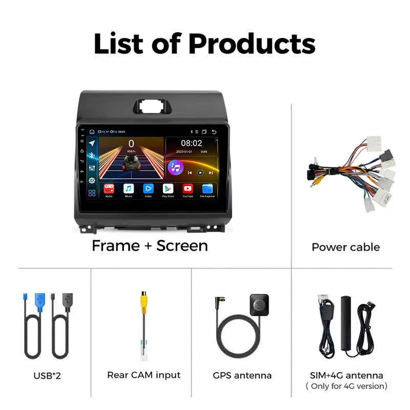 أندرويد 16 اللاسلكية Carplay السيارات لكيا راي 2011 - 2017 راديو السيارة الوسائط المتعددة مشغل فيديو الملاحة ستيريو لتحديد المواقع DSP RDS 5G WIFI