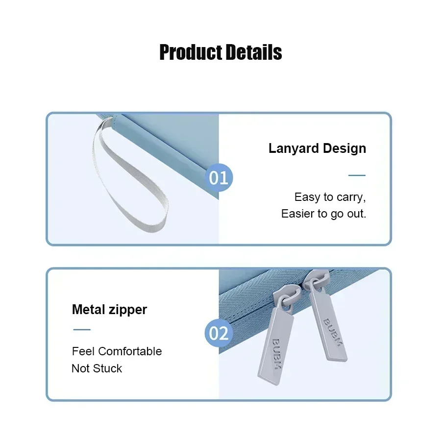 حقيبة كمبيوتر لوحي 9-11 بوصة لجهاز iPad Pro AIR 11 10.2 12.9 بوصة 13 بوصة حافظة لهاتف سامسونج وشاومي ريدمي وهواوي لينوفو حقائب PU مقاومة للصدمات