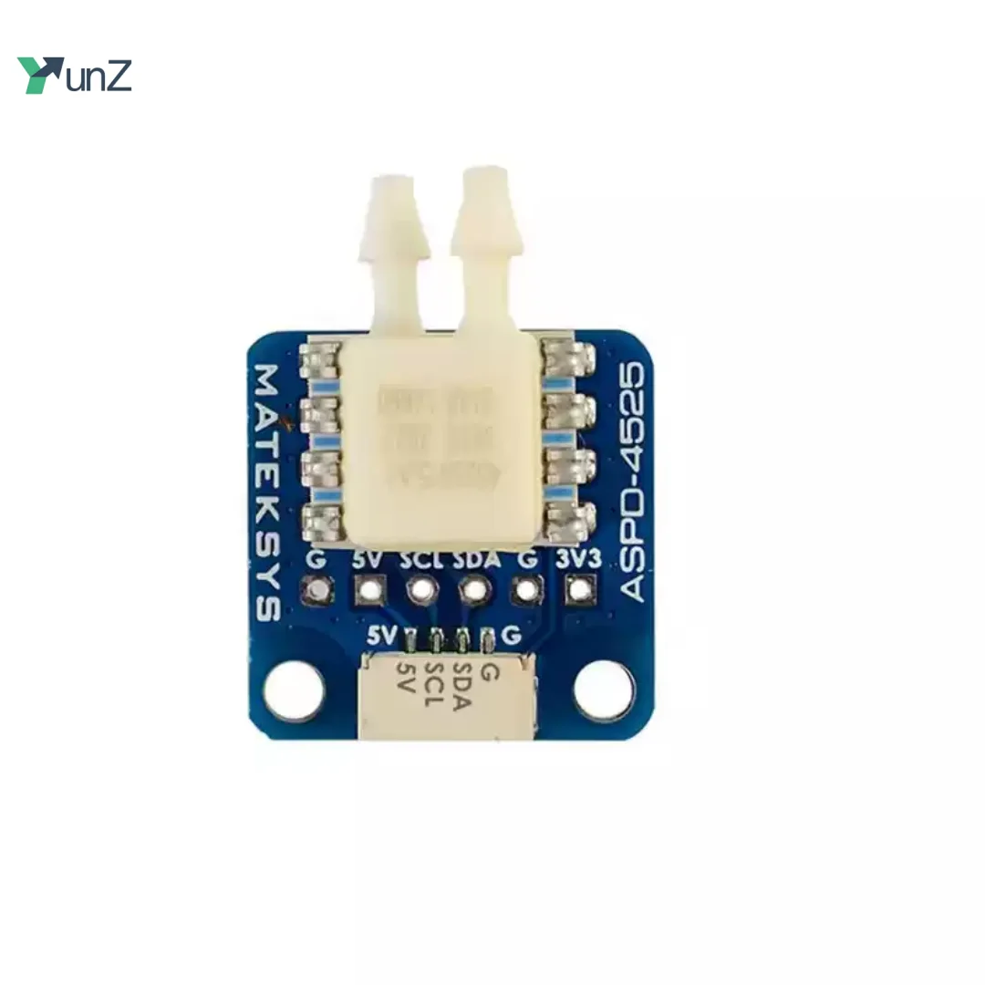 Mateksys ASPD-4525 Digital Airspeed Sensor Kit with Pitot Tube & Silicone Tubing, High Precision MS4525DO I2C Airspeed Meter for