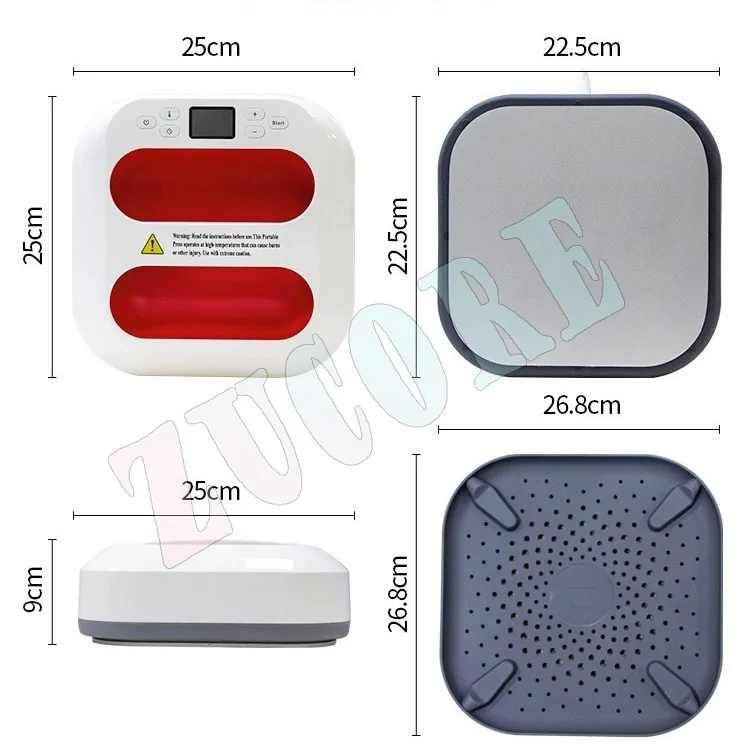 2323 Handheld iron heat transfer machine, wholesale portable heat transfer machine, flat plate heat transfer machine, clothing