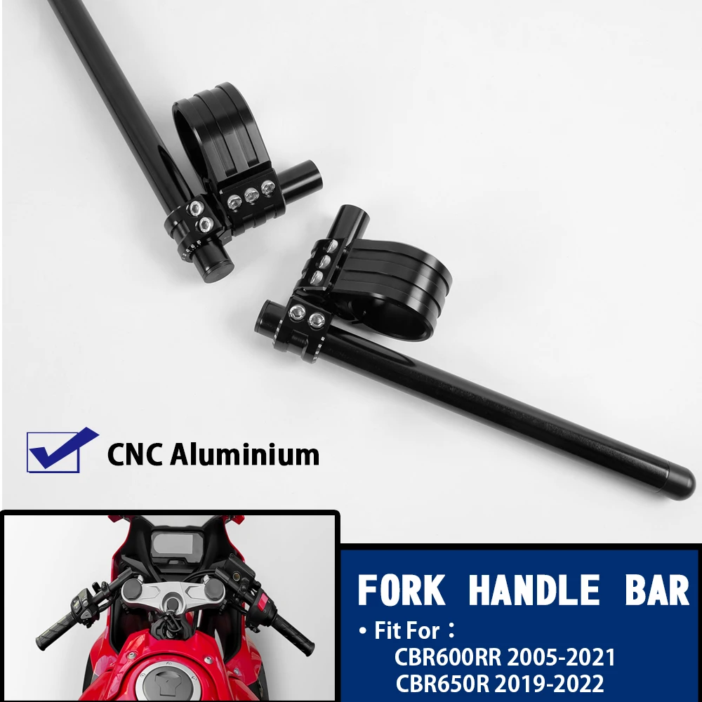 Clip On Clamp Adjustable Handle Bar Handlebar Motorcycle For Honda CBR600RR 2005-2021 CBR650R CBR 650R CBR650 R 2019-2022