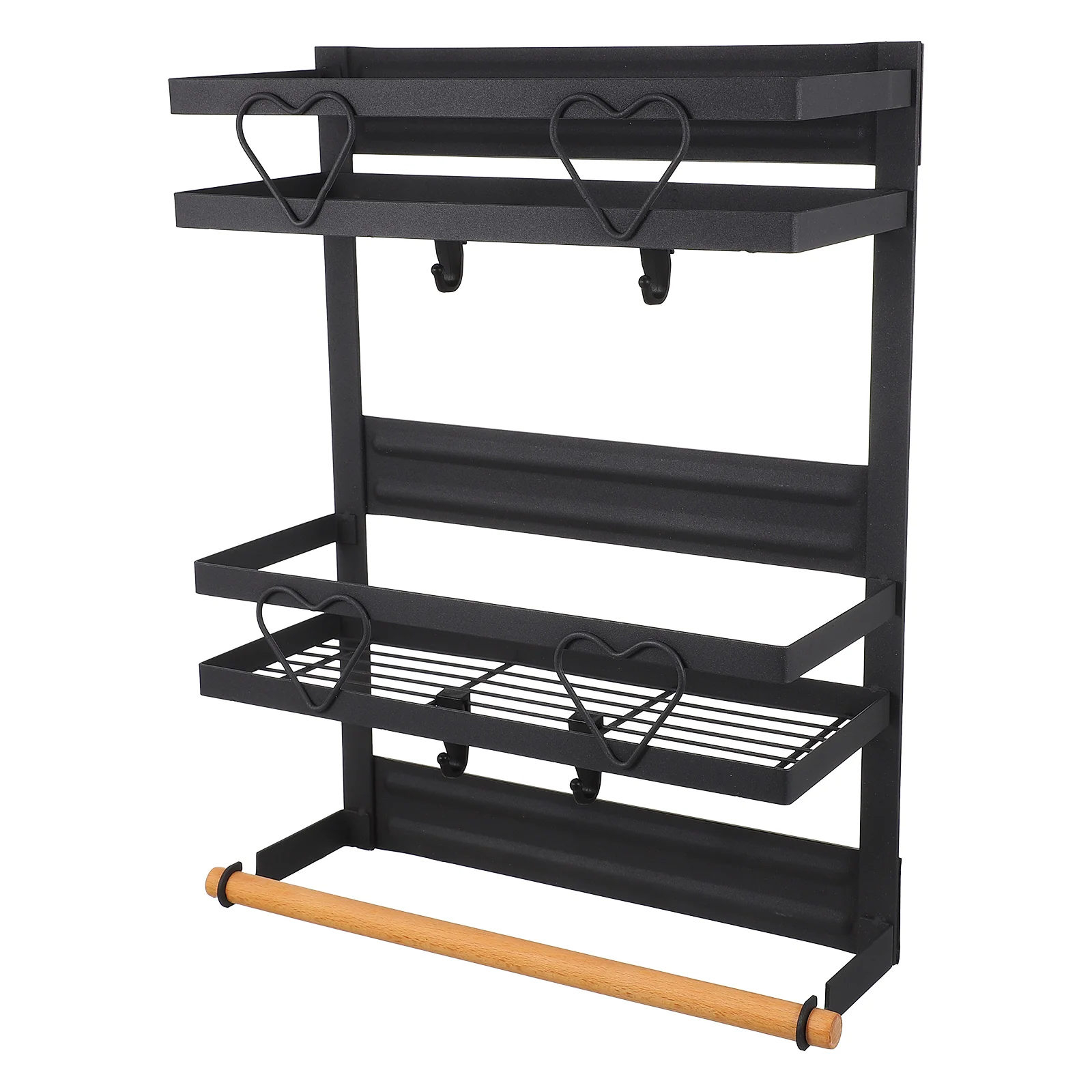 

No Punching Rack Punch-free Storage Shelf Shelves Holder Kitchen Side Home No-punch Multipurpose Wall-mounted