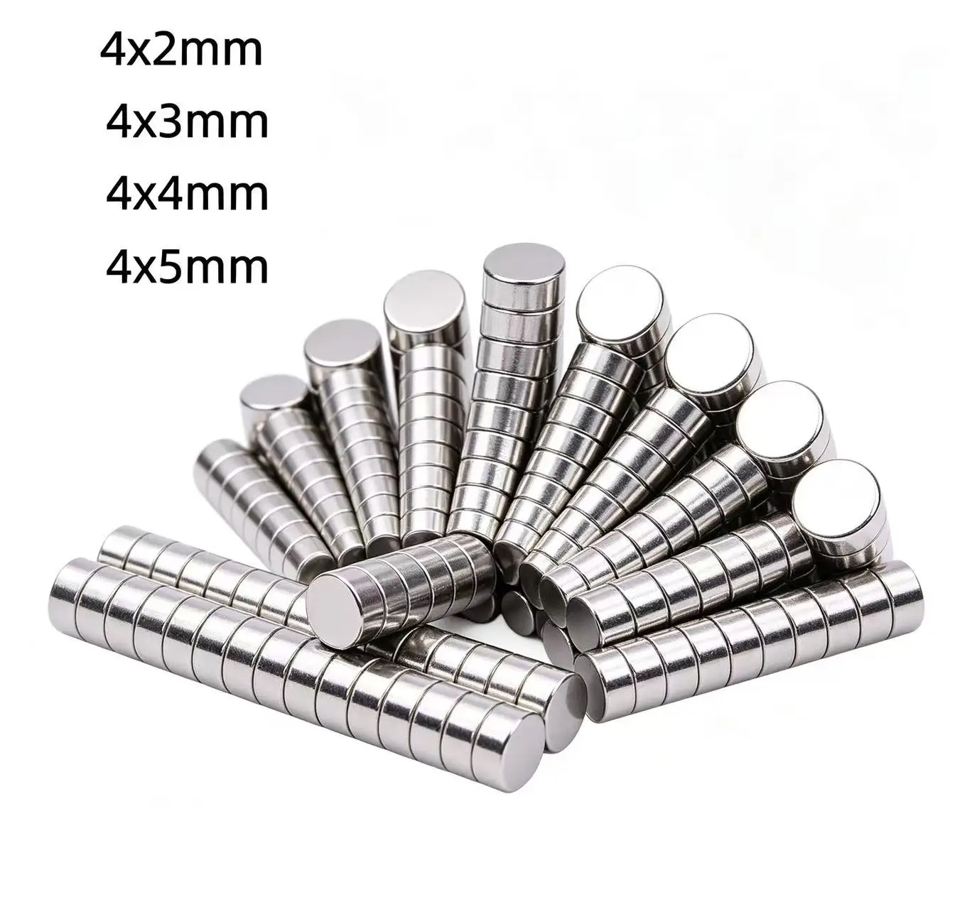 4x2 4x3 4x4 4x5mm Mini Small Circular Magnets For Home Refrigerators, Offices DIY 4*2 4*3 4*4 4*5  Fast Delivery