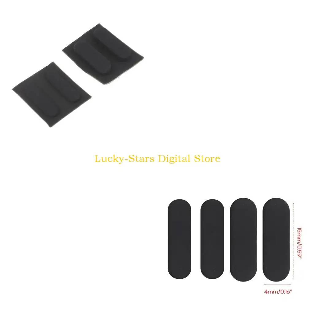 

T3EE 4 шт. резиновые ножки для ноутбука, нескользящая нижняя часть корпуса, замена накладки для