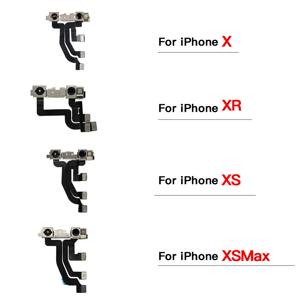 Front Facing Camera With Proximity Sensor Flex Cable Connector Module Replacement For iPhone X XR XS Max NO Face ID