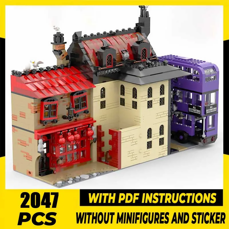 

Popular Movie Moc Building Blocks Bar and Joker Shop Model Technology Brick DIY Street View Assembly Construction Holiday Toy