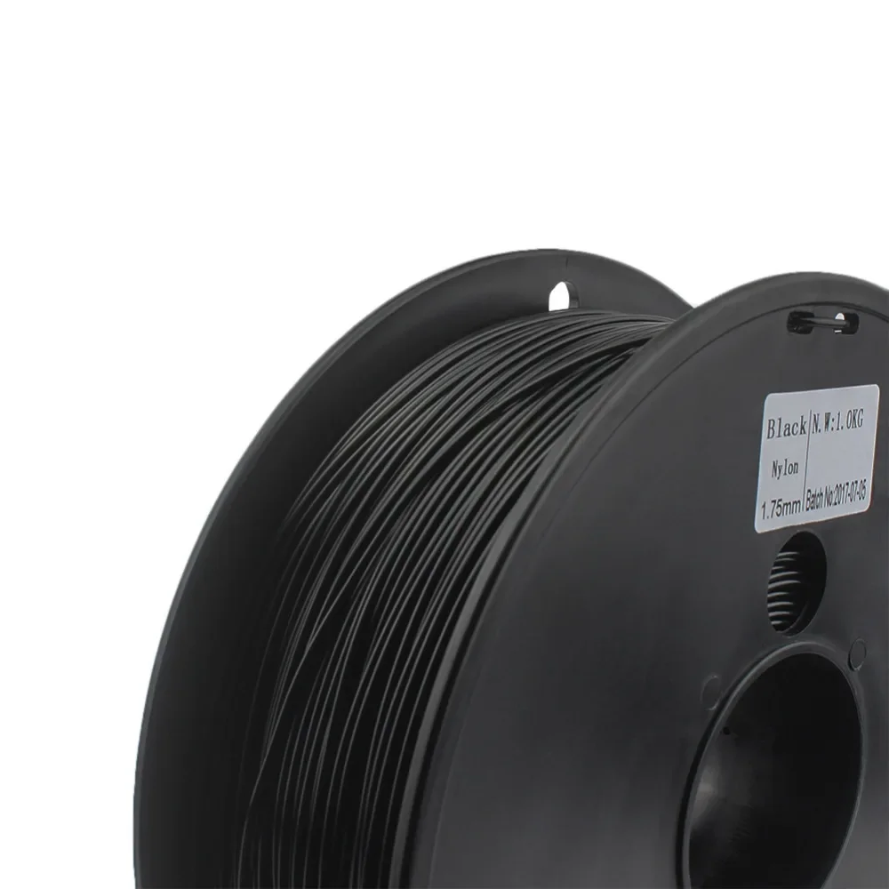 1.75mm NYLON Filament  Wimpel C 0.03 Mm Choice 3d Nylon Black White Color 3d Filament Nylon PA 1 Kg Filo Stampante 3d Filamento