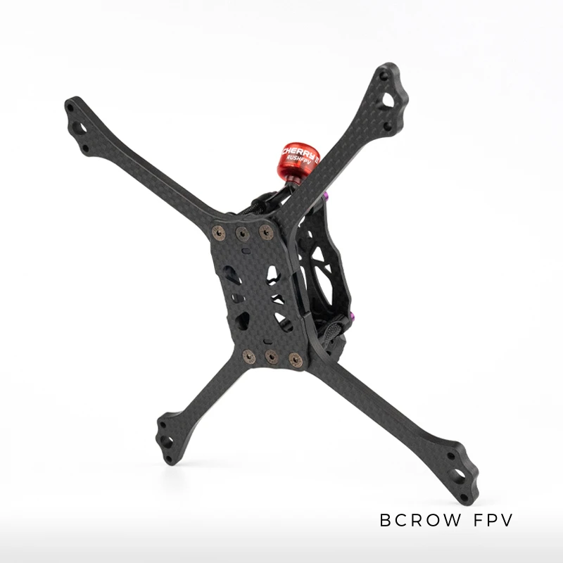 

Bcrow Pro V6 5-дюймовый комплект рамы для гоночного дрона из углеродного волокна Fpv, только 47 г, сверхлегкий, для высокоскоростных дронов Fpv 20x20 Stack