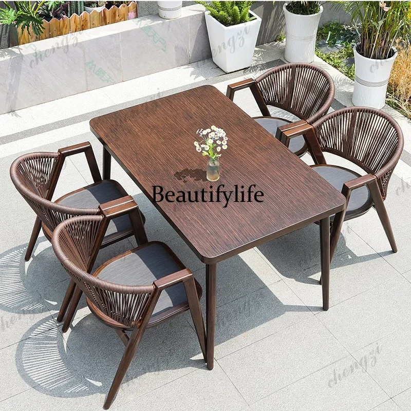 Upholstery Gazebo Garden Furniture Sets Outdoor Garden Furniture Sets Armchair Retro Muebles De Patio Exterior Patio FurnituresN